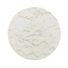 Load image into Gallery viewer, Lippa 36" Round Faux Marble Dining Table by Modway