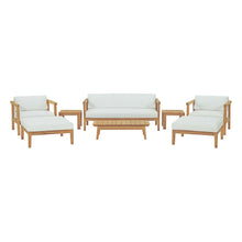 Load image into Gallery viewer, Bayport 8 Piece Outdoor Patio Teak Set by Modway