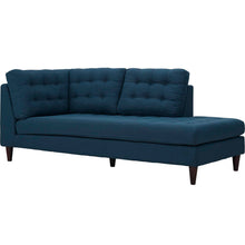 Load image into Gallery viewer, Empress Upholstered Fabric Right Facing Bumper by Modway