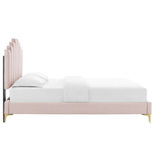 Load image into Gallery viewer, Elise Performance Velvet King Platform Bed by Modway
