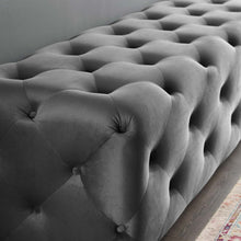 Load image into Gallery viewer, Amour 72" Tufted Button Entryway Performance Velvet Bench by Modway