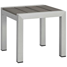 Load image into Gallery viewer, Shore 3 Piece Outdoor Patio Aluminum Chaise with Cushions by Modway