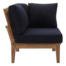 Load image into Gallery viewer, Marina Outdoor Patio Teak Corner Sofa by Modway