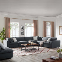 Load image into Gallery viewer, Commix 6 Piece Down Filled Overstuffed Sectional Sofa Set by Modway