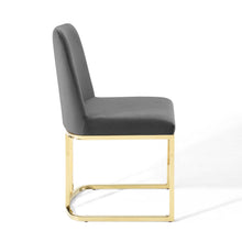 Load image into Gallery viewer, Amplify Sled Base Performance Velvet Dining Chairs Set of 2 by Modway