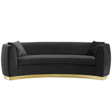 Load image into Gallery viewer, Resolute Curved Performance Velvet Sofa by Modway