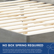 Load image into Gallery viewer, Sidney Cane and Wood Full Platform Bed With Splayed Legs by Modway