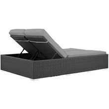 Load image into Gallery viewer, Sojourn Outdoor Patio Sunbrella¨ Double Chaise by Modway
