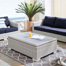 Load image into Gallery viewer, Conway 45" Outdoor Patio Wicker Rattan Coffee Table by Modway