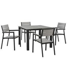 Load image into Gallery viewer, Maine 5 Piece Outdoor Patio Dining Set by Modway