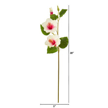 Load image into Gallery viewer, 28" Hibiscus Artificial Flower (Set of 12)