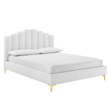 Load image into Gallery viewer, Olivia Performance Velvet Queen Platform Bed by Modway