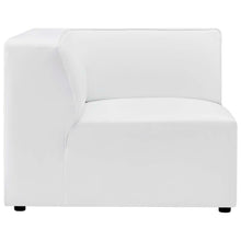 Load image into Gallery viewer, Mingle Vegan Leather Corner Chair by Modway