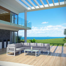 Load image into Gallery viewer, Fortuna 7 Piece Outdoor Patio Sectional Sofa Set by Modway