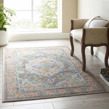 Load image into Gallery viewer, Success Anisah Distressed Floral Vintage Medallion 4x6 Area Rug by Modway