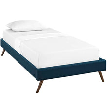 Load image into Gallery viewer, Loryn Fabric Twin Bed Frame with Round Splayed Legs by Modway