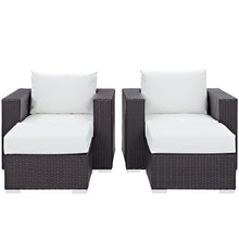 Load image into Gallery viewer, Convene 4 Piece Outdoor Patio Sectional Set by Modway