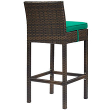 Load image into Gallery viewer, Conduit Outdoor Patio Wicker Rattan Bar Stool in B