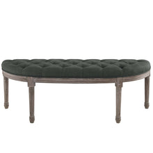 Load image into Gallery viewer, Esteem Vintage French Upholstered Fabric Semi-Circle Bench by Modway