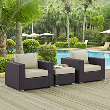 Load image into Gallery viewer, Convene 3 Piece Outdoor Patio Sofa Set by Modway