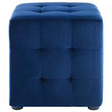 Load image into Gallery viewer, Contour Tufted Cube Performance Velvet Ottoman by Modway