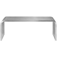 Load image into Gallery viewer, Pipe 47" Stainless Steel Bench by Modway