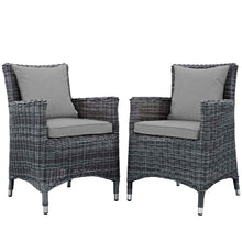Load image into Gallery viewer, Summon 2 Piece Outdoor Patio Sunbrella¨ Dining Set by Modway