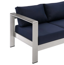 Load image into Gallery viewer, Shore Outdoor Patio Aluminum Sofa by Modway