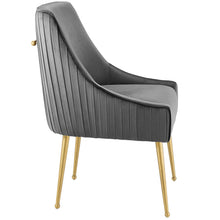 Load image into Gallery viewer, Discern Pleated Back Upholstered Performance Velvet Dining Chair by Modway