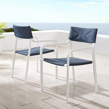 Load image into Gallery viewer, Raleigh Outdoor Patio Aluminum Armchair Set of 2 by Modway