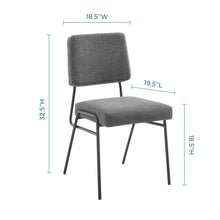 Load image into Gallery viewer, Craft Dining Side Chair Upholstered Fabric Set of 2