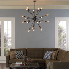 Load image into Gallery viewer, Beam Stainless Steel Chandelier by Modway