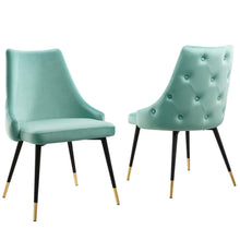 Load image into Gallery viewer, Adorn Performance Velvet Dining Side Chair Set of 2 by Modway