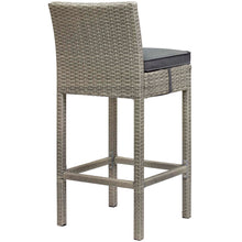 Load image into Gallery viewer, Conduit Outdoor Patio Wicker Rattan Bar Stool Set of 4 by Modway