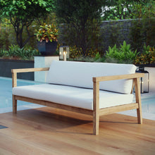 Load image into Gallery viewer, Bayport Outdoor Patio Teak Sofa by Modway