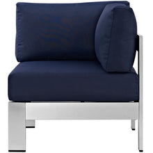 Load image into Gallery viewer, Shore Outdoor Patio Aluminum Corner Sofa by Modway