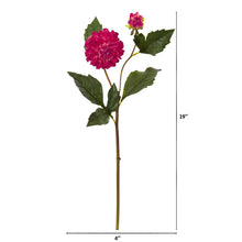 Load image into Gallery viewer, 19" Dahlia Artificial Flower (Set of 6)