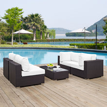 Load image into Gallery viewer, Convene 5 Piece Outdoor Patio Sectional Set by Modway