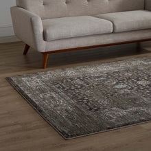 Load image into Gallery viewer, Berit Distressed Vintage Floral Lattice 8x10 Area Rug by Modway