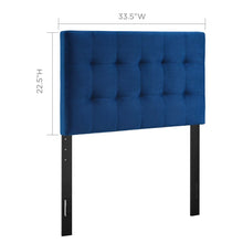 Load image into Gallery viewer, Lily Biscuit Tufted Performance Velvet Twin Headboard by Modway