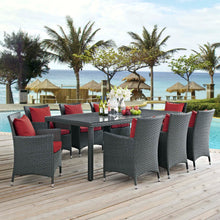 Load image into Gallery viewer, Sojourn 9 Piece Outdoor Patio Sunbrella¨ Dining Set by Modway