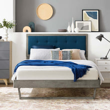 Load image into Gallery viewer, Willow Wood Queen Platform Bed With Angular Frame by Modway
