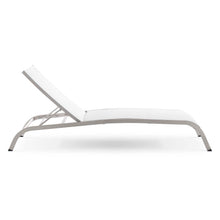 Load image into Gallery viewer, Savannah Mesh Chaise Outdoor Patio Aluminum Lounge Chair by Modway
