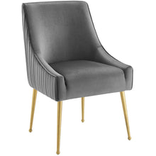 Load image into Gallery viewer, Discern Pleated Back Upholstered Performance Velvet Dining Chair by Modway