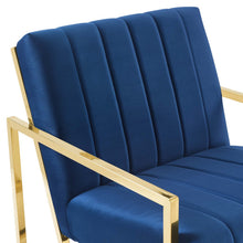Load image into Gallery viewer, Inspire Channel Tufted Performance Velvet Armchair by Modway