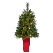 Load image into Gallery viewer, 44' Golden Tip Washington Pine Artificial Christmas Tree w/ 50 Clear Lights