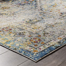 Load image into Gallery viewer, Success Jacinda Distressed Vintage Floral Vintage Medallion 8x10 Area Rug by Modway