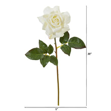 Load image into Gallery viewer, 20" Rose Artificial Flower (Set of 6)