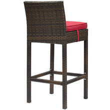 Load image into Gallery viewer, Conduit Outdoor Patio Wicker Rattan Bar Stool Set of 2 by Modway