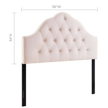 Load image into Gallery viewer, Sovereign Diamond Tufted Performance Velvet Full Headboard by Modway